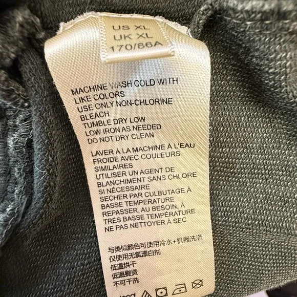 Anthro SaturdaySunday SIZE XL 40x25 Womens Theo Utility Jogger Pants Khaki Green - Picture 9 of 11